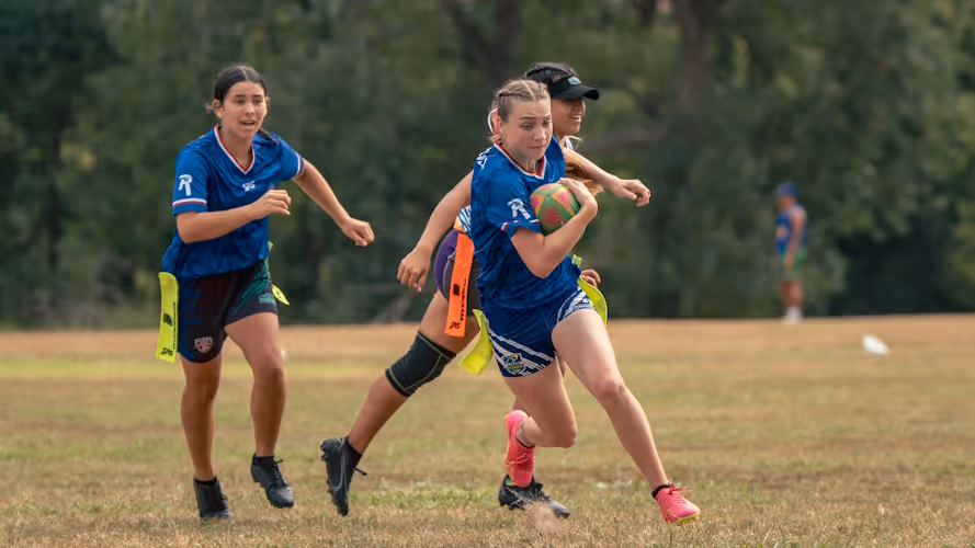 Rosehill College students playing tag